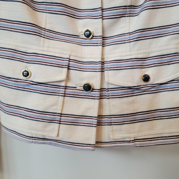 Tory Burch Sergeant Pepper Striped Jacket - Picture 6 of 15